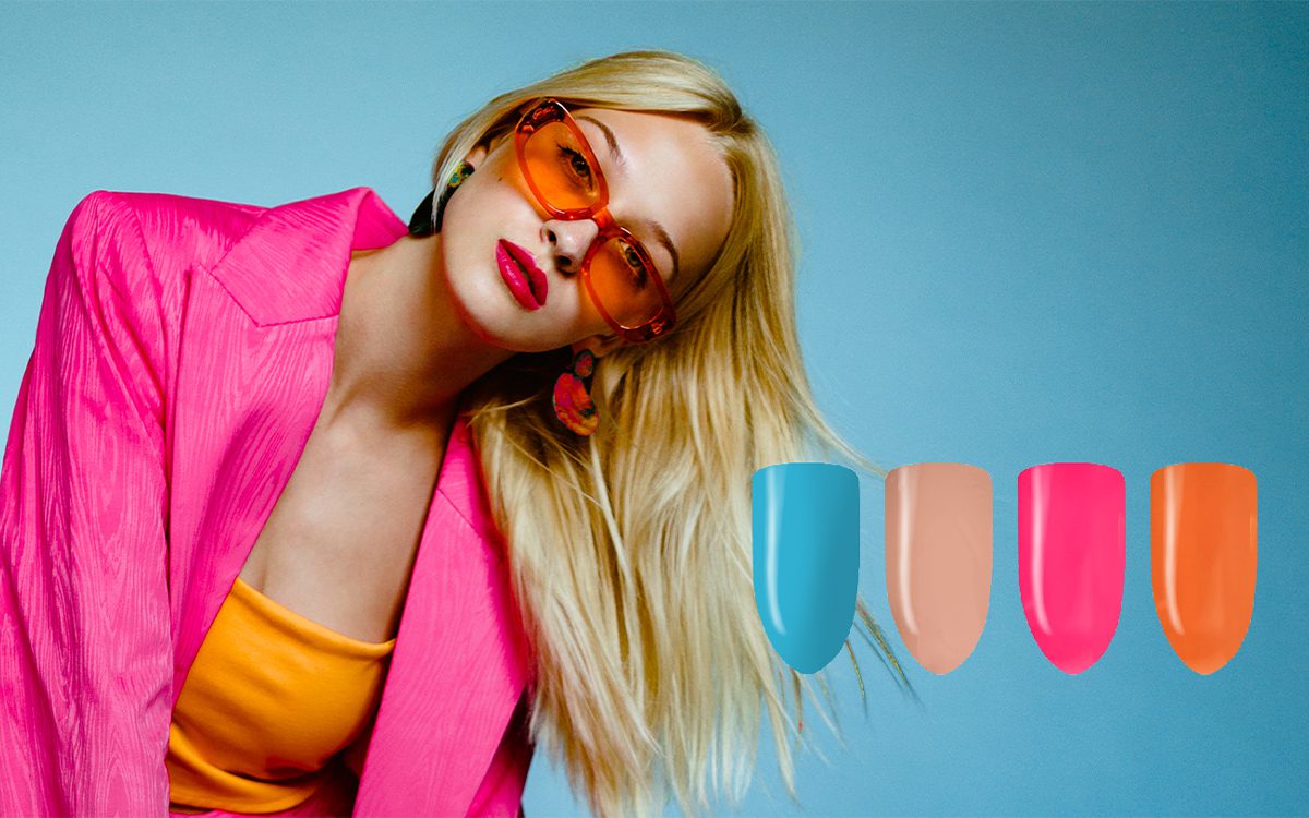 Summer nail collection 2023 Gel polish and Color gel Nail Creation