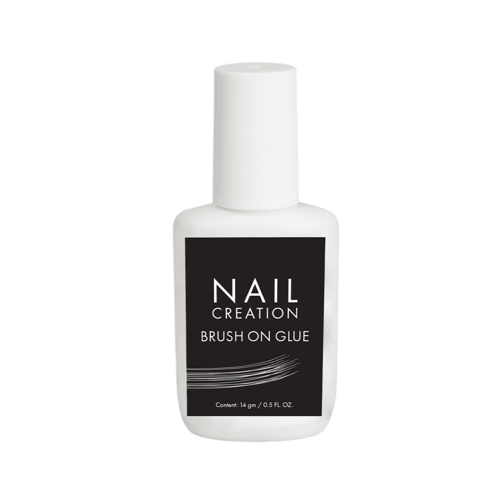 Brush on Glue perfect application Nail Creation