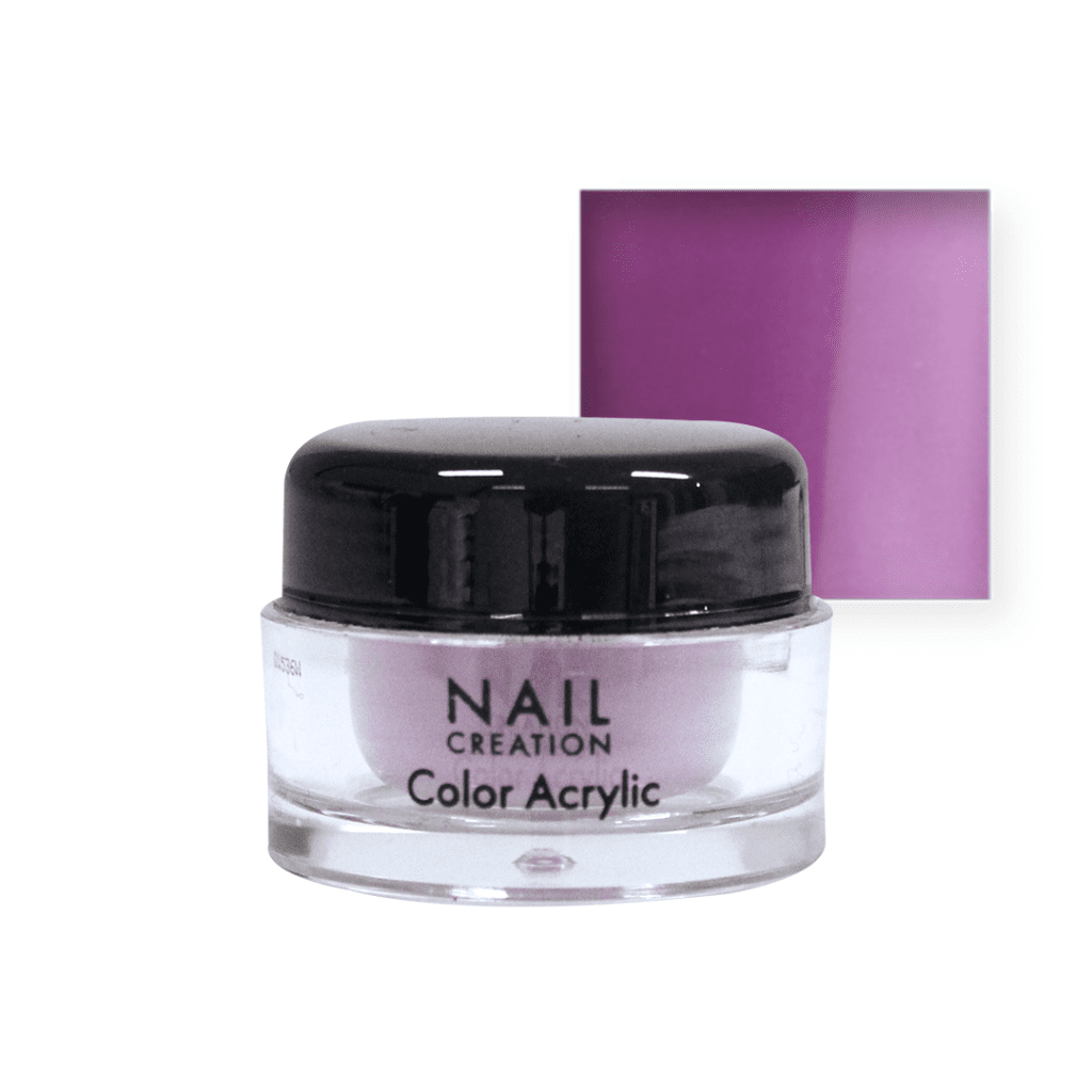 Color Acrylic Powder Deep Purple Nail Creation