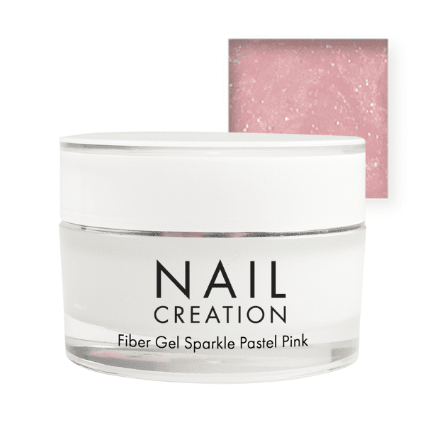 Fiber Gel Sparkle Pastel Pink