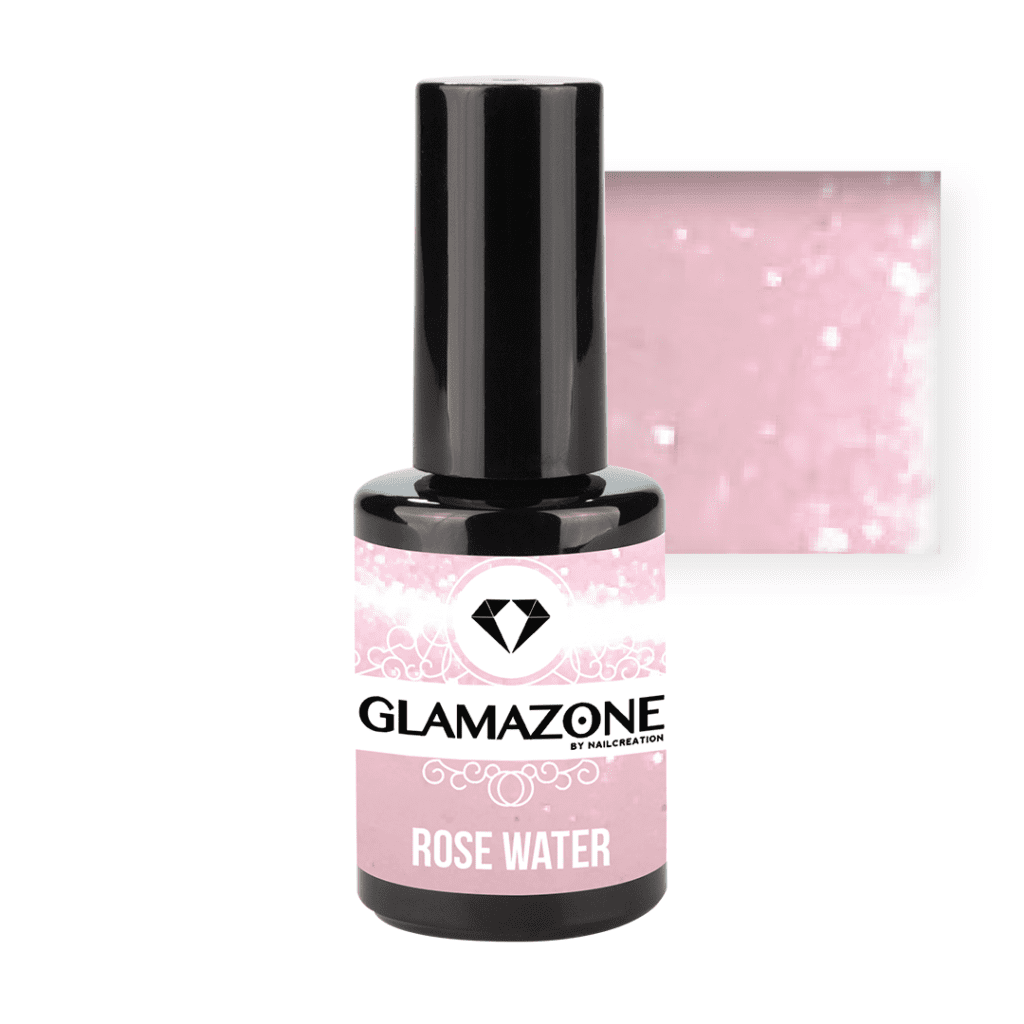 Color Gel Polish Rose Water Metallic Pink Nail Creation