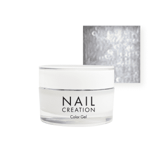 Nail Creation pot with color gel and taupe square