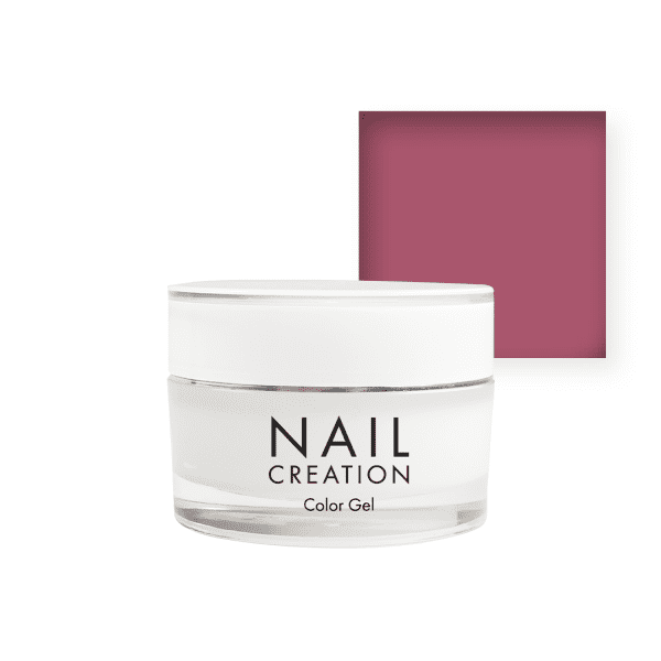 Nail Creation pot with color gel and pink/purple square