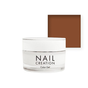 Nail Creation pot with color gel and brown square