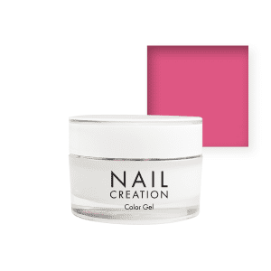 Nail Creation pot with color gel and pink square