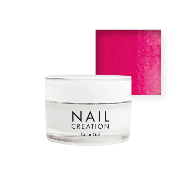Nail Creation pot with color gel and magenta square