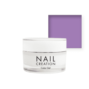 Nail Creation pot with color gel and purple square
