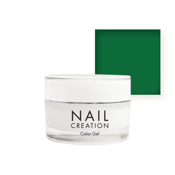 Nail Creation pot with color gel and apple Green square