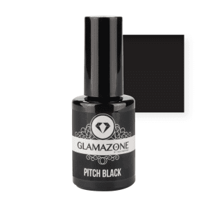 Nail Creation gel polish bottle with black square