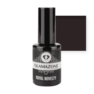 Glamazone gel polish bottle with dark grey square