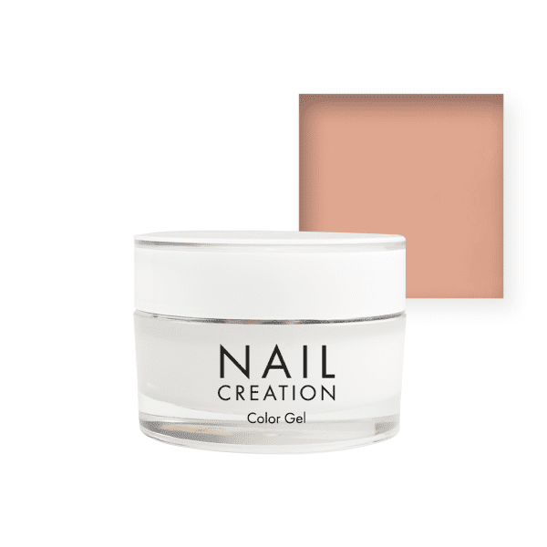 Nail Creation pot with color gel and nude square