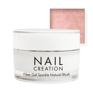 Fiber Gel Sparkle Natural Blush by Nail Creation