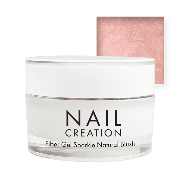 Fiber Gel Sparkle Natural Blush by Nail Creation