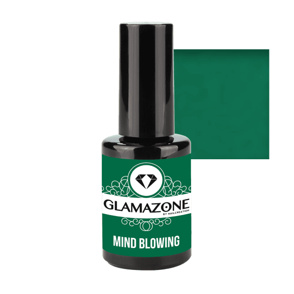 Glamazone green gel polish