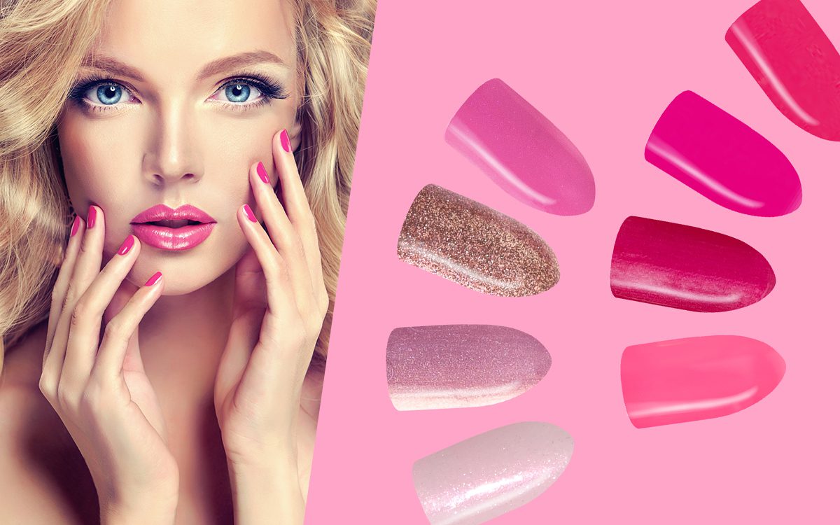 barbie pink nails