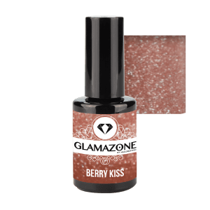 Glitter Gel Polish nude orange tone Glamazone