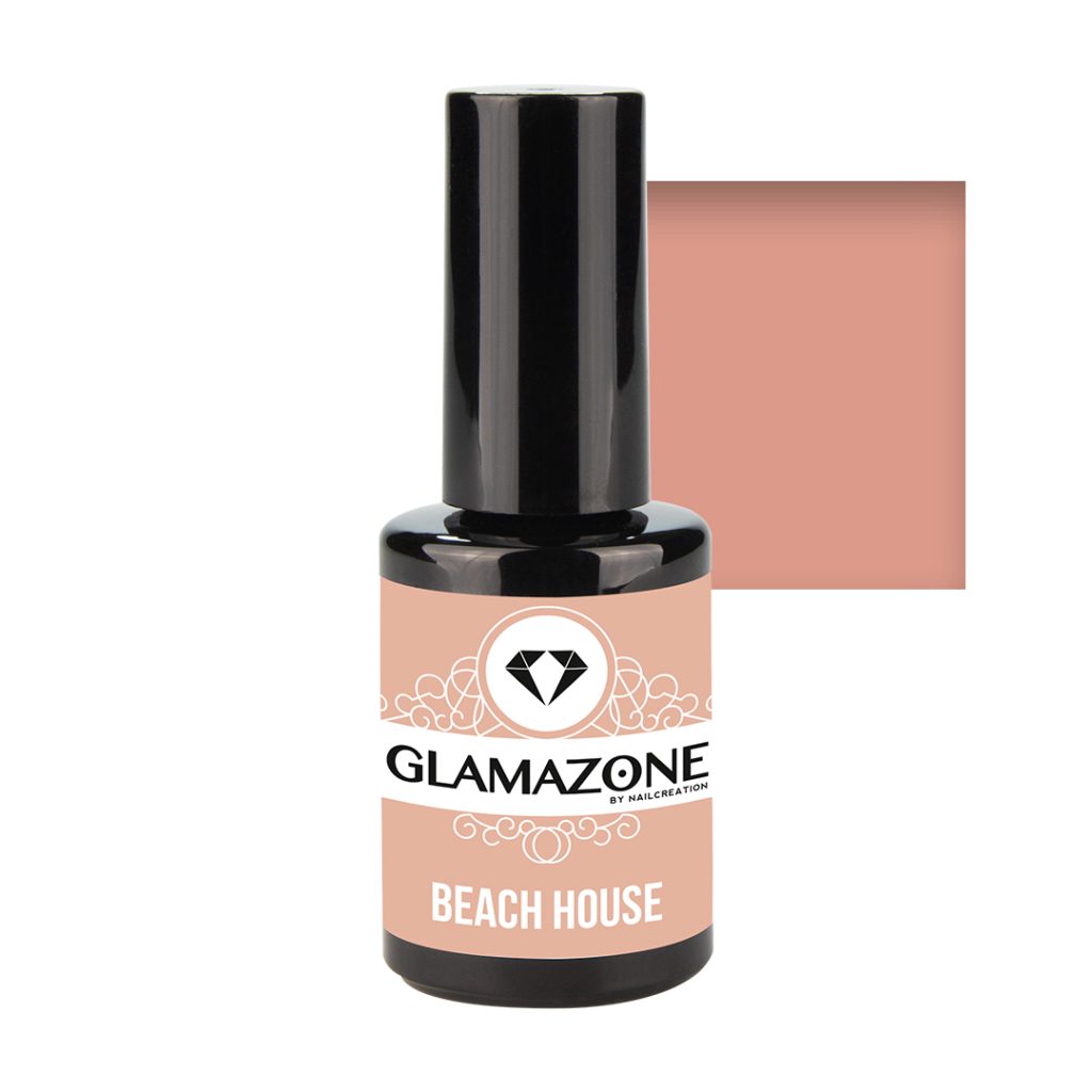 Gel Polish Beach House Glamazone salmon pink Nail Creation