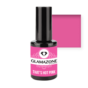 Glamazone gel polish that's hot pink