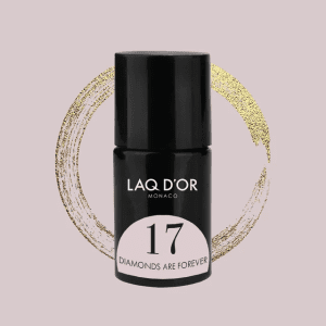 LAQ D'OR roze gellak Diamonds are forever
