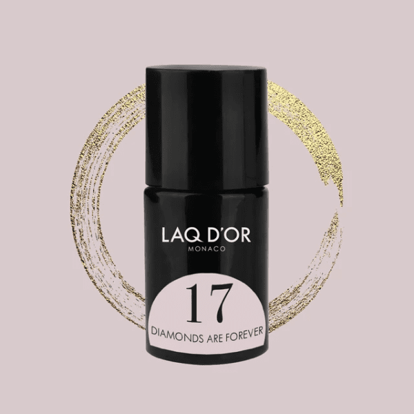 LAQ D'OR roze gellak Diamonds are forever