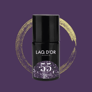 LAQ D'OR paarse reflecterende gellak Pokerface
