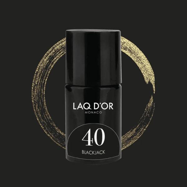 LAQ D'OR zwarte gellakBlack Jack