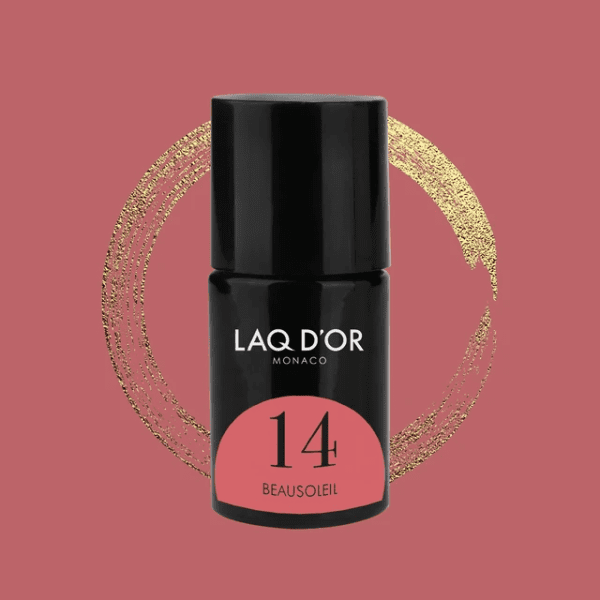 LAQ D'OR roze koraal gellak beausoleil