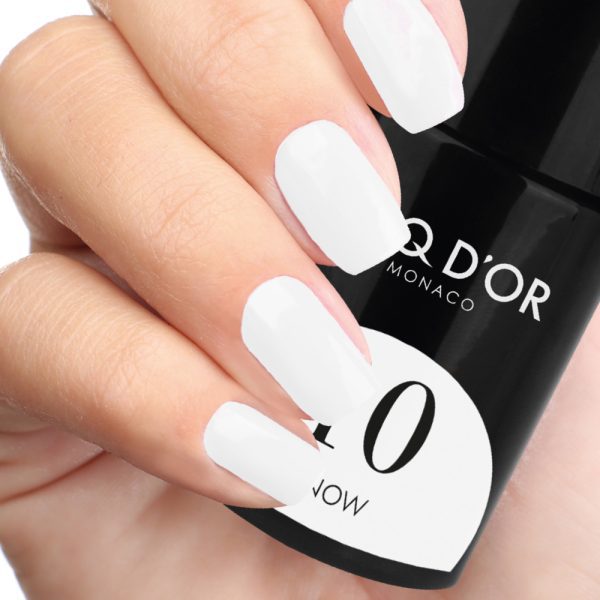 LAQ D'OR Gel Polish #10 Snow - Image 3