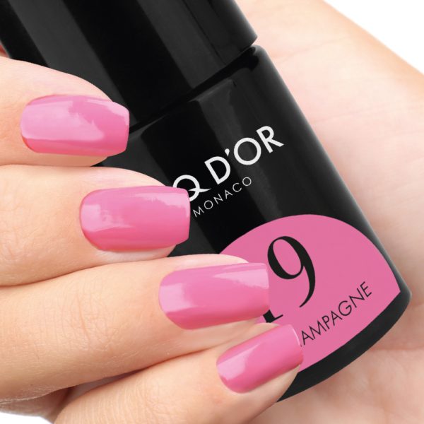 LAQ D'OR Gel Polish #19 Pink champagne - Image 3