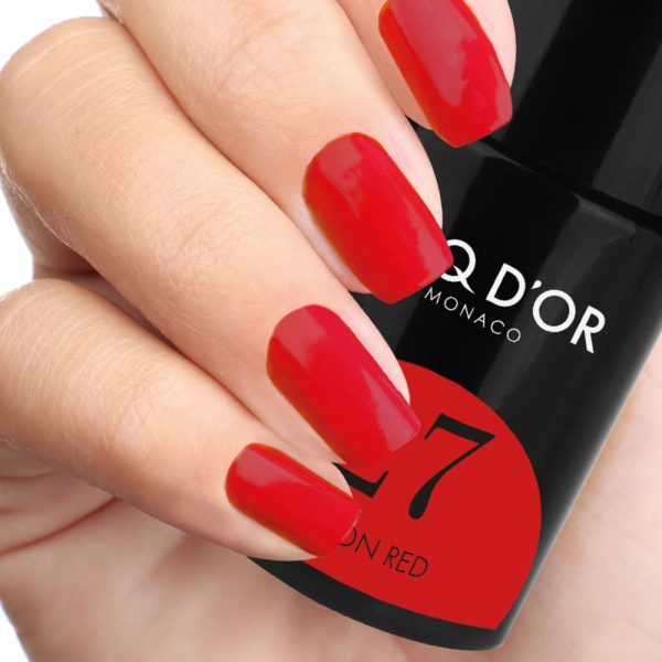 LAQ D'OR Gel Polish #27 All on Red - Image 3