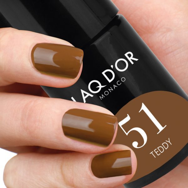 LAQ D'OR Gel Polish #51 Teddy - Image 3