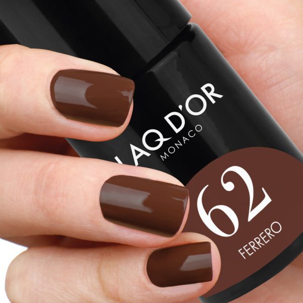 LAQ D'OR Gel Polish #62 Ferrero - Image 2