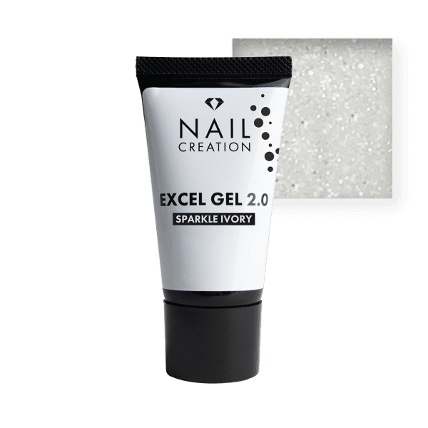 Excel gel 2.0 Sparkle Ivory