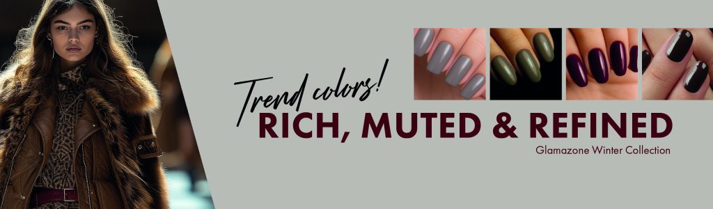 Nail colours autumn - hema and tpo free gel polish from Glamazone