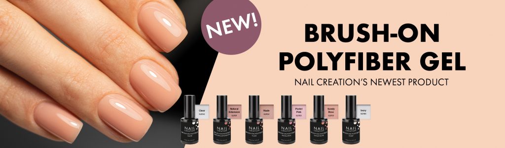 Brush-on polyfiber gel Nail Creation