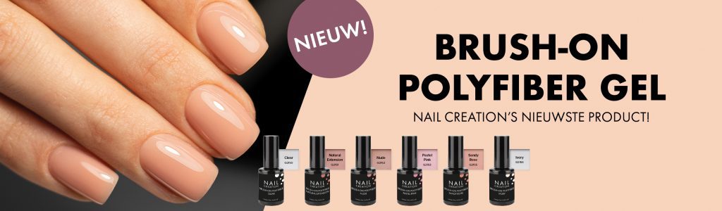 Brush-on polyfiber gel Nail Creation