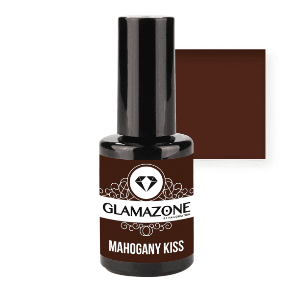 dark brown gel polish color Glamazone