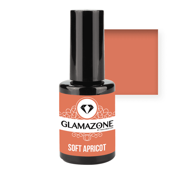 orange gel polish color Glamazone