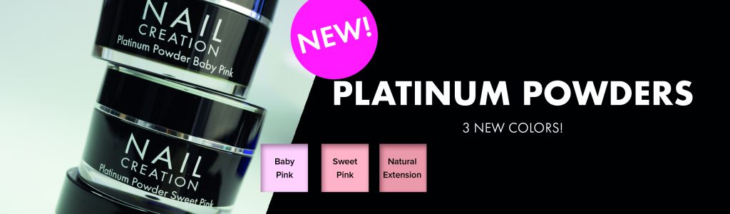 New platinum acrylic nail powders from Nail Creation