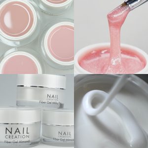 Professional fiber gels from nail creation