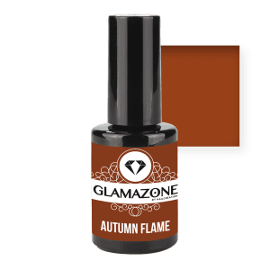 Warm orange Glamazone gel polish
