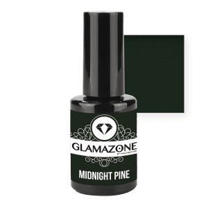 Dark forest green Glamazone gel polish