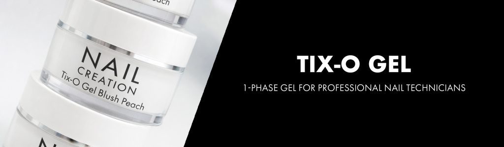 Tix-o UV gel from nail creation for profesional nail salons worldwide